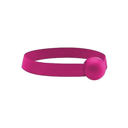 Shots Toys Ouch Elastic Ball Gag Pink - Model EBG-001 - Unisex BDSM Toy for Sensual Pleasure - Adult Naughty Store