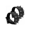 Shots Toys Ouch! Skulls & Bones Spiked Handcuffs Black - Intense Bondage Bracelet for a Daring and Dominant Experience