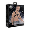 Shots Toys Ouch! Skulls & Bones Spiked Male Harness Black - Ultimate Torso Frame for Dominant Play - Adult Naughty Store