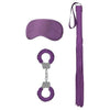 Shots Toys Ouch! Introductory Bondage Kit #1 Purple - Complete Submission and Seduction Experience for Couples