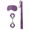 Shots Toys Ouch! Introductory Bondage Kit #1 Purple - Complete Submission and Seduction Experience for Couples - Adult Naughty Store