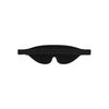 Shots Toys Ouch Blindfold Slut Black Leather Eye Mask for Sensual Pleasure - Model SLT-001 - Unisex - Enhanced Sensory Experience - Seductive Black