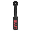 Shots Toys Ouch! Paddle Slut Black - PSB-01 - Unisex Impact Play BDSM Toy for Intense Sensations on the Buttocks