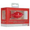 Shots Toys Regular Ribbed Diamond Heart Plug Red - Model RT-5689 - Unisex Anal Pleasure