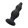 Shots Toys Ouch! Silicone Bubble Butt Plug Black - Model 1234 - Unisex Anal Pleasure - Adult Naughty Store