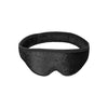 Shots Toys Ouch! Velvet & Velcro Eye Mask Adjustable Black - Sensory Deprivation Sleep Mask for Enhanced Intimacy - Model VVEM-001 - Unisex - Pleasure Enhancer - Elegant Black - Adult Naughty Store