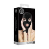 Shots Toys Velvet & Velcro Mask with Mouth & Eye Opening Black - Fetish Hood Mask for Sensual Play - Model VV-MEMO1 - Unisex - Pleasure for Eyes and Mouth - Black - Adult Naughty Store