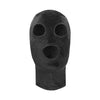 Shots Toys Velvet & Velcro Mask with Mouth & Eye Opening Black - Fetish Hood Mask for Sensual Play - Model VV-MEMO1 - Unisex - Pleasure for Eyes and Mouth - Black