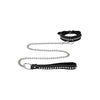 Shots Toys Diamond Studded Collar W- Leash - Intense BDSM Pleasure Set for Alluring Nights - Model DSC-3001 - Unisex - Neck and Leash Play - Black - Adult Naughty Store