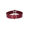 Shots Toys Ouch Halo Waist Belt L/XL Burgundy - Luxurious Leather-Look BDSM Accessory for Power Play and Pleasure