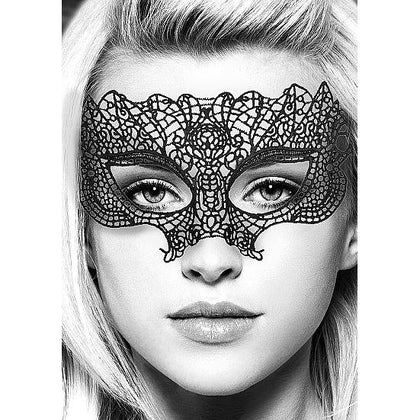 Shots Toys Lace Eye Mask Princess - Elegant Black Lace Lingerie Accessory for Women - Model: OUCH!-LEM002 - Seductive, Comfortable, and Adjustable - Perfect for Sensual Play, Proms, Weddings, and Costume Events - One Size Fits Most