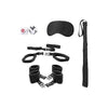 Shots Toys America Black & White Bed Post Binding Restraint System - Model BWP-2022 - Unisex - Ultimate Bondage Pleasure - Black & White - Adult Naughty Store