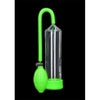 Shots Toys Glow Classic Penis Pump - Model GCP-2022 - Male Enhancement for Intense Pleasure - Glow in the Dark Green