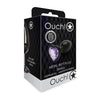 Shots Toys Heart Gem Butt Plug Small Gunmetal Amethyst - Model HGBP-SGA - Adult Naughty Store