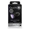 Shots Toys Heart Gem Butt Plug Small Gunmetal Amethyst - Model HGBP-SGA - Adult Naughty Store