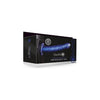 Shots Toys Ouch! Twisted Hollow Strap-On 8in Metallic Blue - Innovative Pleasure Enhancer for Couples - Adult Naughty Store