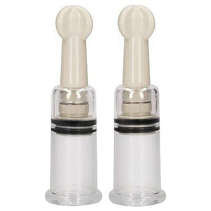 Shots Toys Pumped Nipple Suction Set Small Transparent - Intensify Pleasure and Sensation for All Genders - Adult Naughty Store