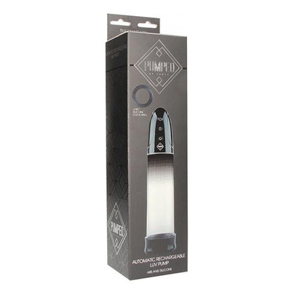 Shots Toys Pumped Automatic Rechargeable Luv Pump Black - Advanced USB Rechargeable Penis Enlargement Pump for Men - Model PUMP-001 - Enhances Erections, Delays Ejaculation, and Boosts Sexual - Adult Naughty Store