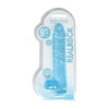 Shots Toys Realrock 9in Crystal Clear Realistic Dildo with Balls - Blue, for Unforgettable Pleasure! - Adult Naughty Store