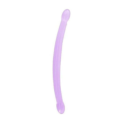 Realrock Non-Realistic Double Dong 17in Purple - The Ultimate Pleasure Experience for All Genders