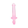 Realrock Strapless Strap On 6-Inch Pink Crystal Clear Dildo for Women's Anal and Vaginal Pleasure - Model 2023 - Adult Naughty Store