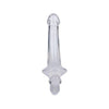 Realrock Strapless Strap On 6in Transparent Clear - The Ultimate Crystal Clear Pleasure for Couples - Adult Naughty Store