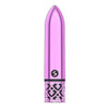 Royal Gems Glamour Pink ABS Bullet Rechargeable Vibrating Pleasure for Her - Model RG-001 - Adult Naughty Store