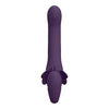 Shots Toys Vive Satu Purple Vibrator - Innovative Strapless Strap On with 3 Motors for Couples' Pleasure - Adult Naughty Store