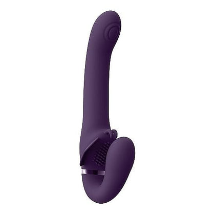 Shots Toys Vive Satu Purple Vibrator - Innovative Strapless Strap On with 3 Motors for Couples' Pleasure - Adult Naughty Store