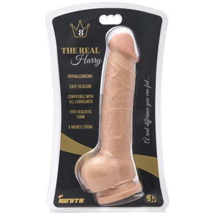 SI Novelties Real Harry Vanilla 8-Inch Beige Dildo for Sensational Pleasure - Adult Naughty Store