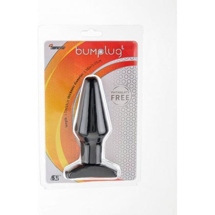 Si Novelties Ignite Large Black Dark Skin Tone Butt Plug - Model SBP-001: Unleash Sensual Pleasure for All Genders - Adult Naughty Store