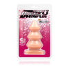 Triple Pleasure Bump Plug X Large - Beige - Adult Naughty Store