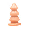 Triple Pleasure Bump Plug X Large - Beige