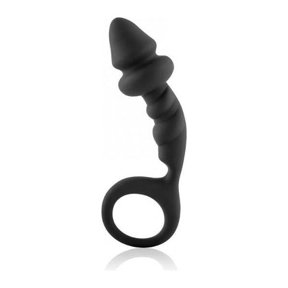 Si Novelties Silicone Prostate Plug - Model X1 - Male Anal Pleasure - Black