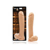 Si Novelties Exxxtreme Dong Suction 12 Inches Beige - Realistic Veined Dildo for Solo or Strap-On Play - Non-Toxic PVC - Water-Based Lubricant Recommended - Adult Naughty Store