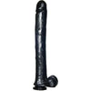 Si Novelties Exxxtreme Dong 16-Inch Black Suction Cup Dildo for Ultimate Pleasure - Adult Naughty Store