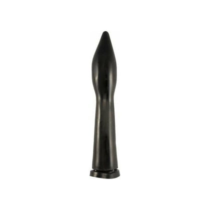 Si Novelties Goose Probe Large Suction Cup Black - Premium Grade Platinum Silicone Dildo (Model: GP-18) - Unisex Anal and Vaginal Pleasure Toy