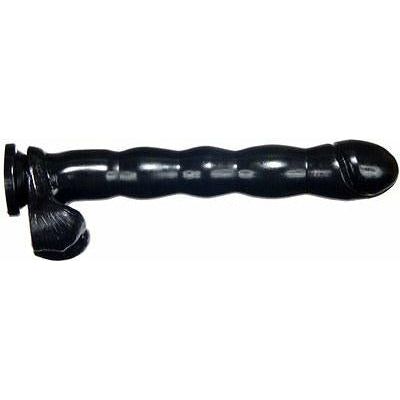 Si Novelties Armadingdong Black 14-Inch Twist Dildo with Suction Cup - Intense Pleasure for Advanced Users