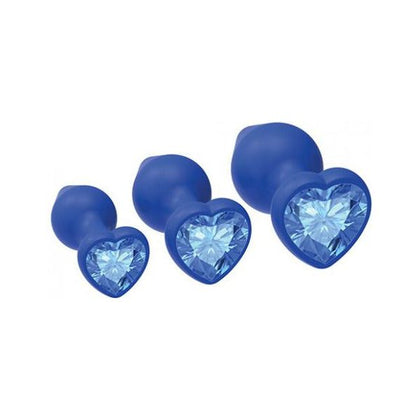 Introducing the Jewels of the Sea Anal Plug Trainer Kit Blue - The Ultimate Butt Plug Set for Sensational Anal Training