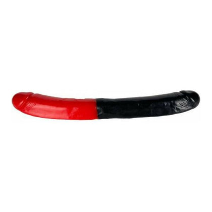 Man Magnet Double Dong 16 inches Black Red - The Ultimate Pleasure Partner for Intense Satisfaction