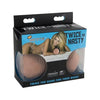 Twice As Nasty Caramel Tan Stroker - The Ultimate Pleasure Companion for Men - Adult Naughty Store