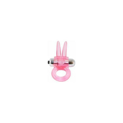 Si Novelties Ribbidy Rabbit Vibrating Cock Ring Pink - 10 Function Waterproof Pleasure Toy for Men and Couples - Adult Naughty Store