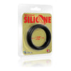 Si Novelties Ignite Series Wide Silicone Donut Black 1.75