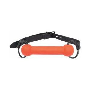 Si Novelties Deviant STFU Bit Gag Black Orange - Adjustable Buckle Closure - One Size Fits Most - Unisex - Pleasure for Oral Play - Adult Naughty Store