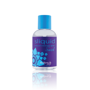 Sliquid Naturals Glide Swirl Blackberry Fig 4.2oz - Sensual Water-Based Lubricant for Enhanced Pleasure - Adult Naughty Store