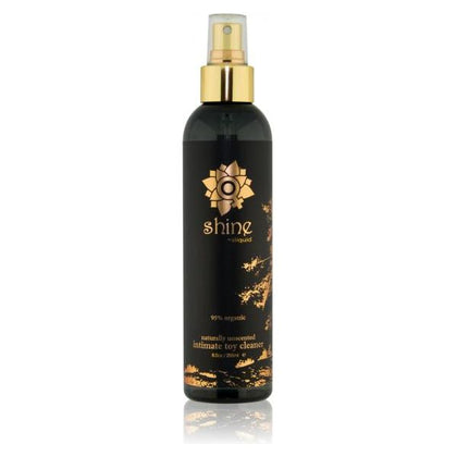 Sliquid Shine Organic Toy Cleaner 8.5oz - Premium Intimate Hygiene Solution for All Adult Toys - Model: Shine-8.5 - Unisex - Designed for Optimal Cleanliness and Longevity - Colorless - Adult Naughty Store