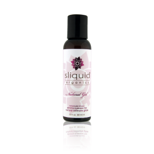 Sliquid Organics Natural Gel - Ultra Thick Aloe-Based Lubricant for Sensitive Tissues - Anal Play and Toy Friendly - Model: 2oz - Gender: Unisex - Enhances Pleasure - Clear - Adult Naughty Store