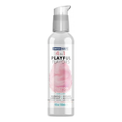 Swiss Navy 4-in-1 Playful Flavors Cotton Candy Lubricant - A Sensual Delight for Couples, Model #2022 (Gender: Unisex, Area of Pleasure: All, Color: N/A)