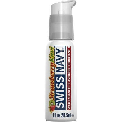 Swiss Navy Strawberry Kiwi Flavored Lubricant - Sensational Pleasure Enhancer for Intimate Moments - Model SN-SK-001 - Gender-Neutral Formula - Deliciously Tempting and Refreshing - 1 fluid ounce - Non-Sticky and Paraben-Free - Made in the USA