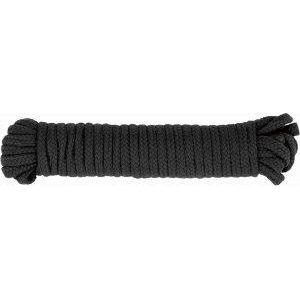 Spartacus Leathers Bondage Soft Rope - Model BSPL-08E6 - Unisex 33ft Black Pleasure Restraint - Adult Naughty Store